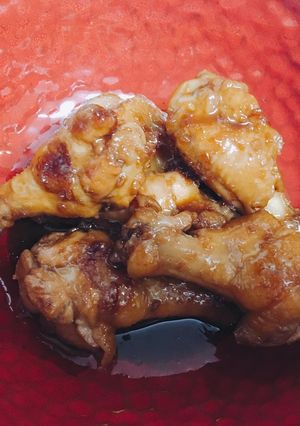 鶏手羽元のりんごジュース煮-レシピのメイン写真