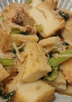 濃く旨!厚揚げのたらこバター炒め-レシピのメイン写真
