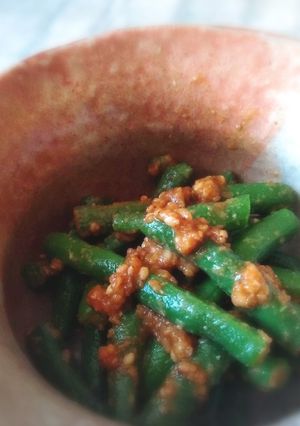 インゲンの和え物-レシピのメイン写真