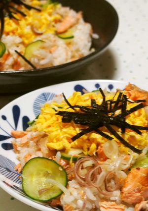 みょうが入り鮭ちらし寿司♪簡単♪-レシピのメイン写真