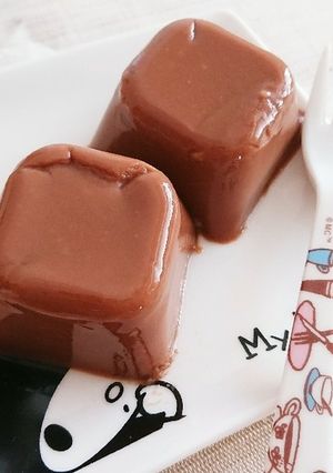 簡単☆とろけるチョコ羊羮-レシピのメイン写真
