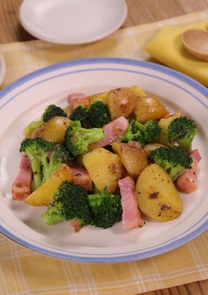 ブロッコリーとじゃがいものチーズソテー-レシピのメイン写真