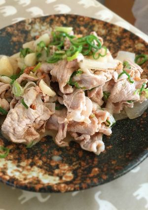 豚肉の温しゃぶと梨のゴマだれ和え♪-レシピのメイン写真