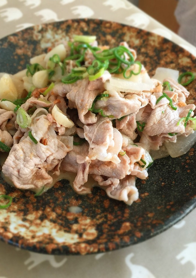 豚肉の温しゃぶと梨のゴマだれ和え♪-レシピのメイン写真