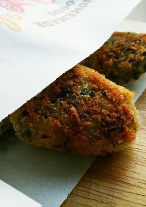 犬ご飯　うずらコロッケ-レシピのメイン写真