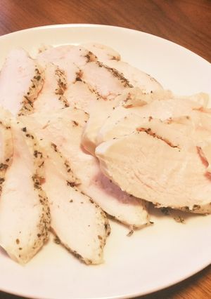 放置で簡単!しっとりサラダチキン!-レシピのメイン写真