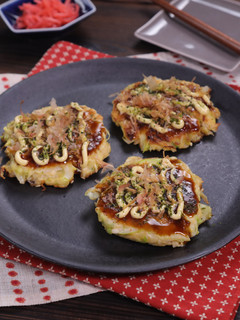 白菜たっぷり♪ヘルシー豆腐のお好み焼き-レシピのメイン写真