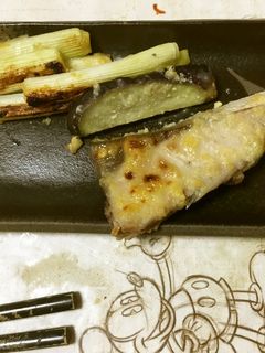 西京焼きといっしょにネギとなすの添えもの-レシピのメイン写真