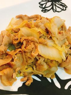 豚バラ肉と白菜の生姜焼き-レシピのメイン写真