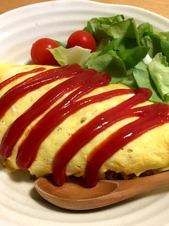 思い出の味!挽肉オムライス-レシピのメイン写真