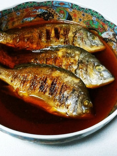 チヌ(黒鯛)の三杯酢漬け-レシピのメイン写真