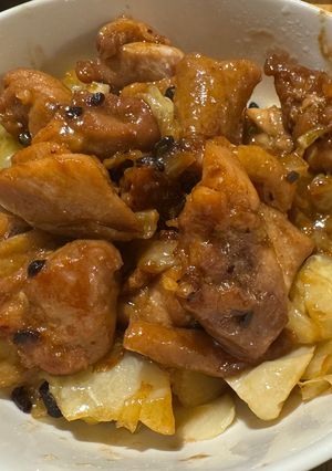 鶏もものオイスター豆豉（トウチ）炒め-レシピのメイン写真