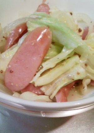 手抜きなキャベツの温野菜-レシピのメイン写真