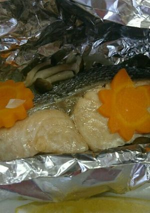 秋しゃけのアルミホイル焼-レシピのメイン写真