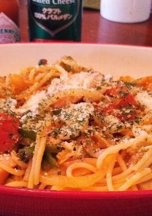 ナポリタン～決めては黒酢ドレッシング～-レシピのメイン写真