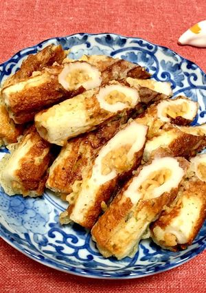 納豆ちくわ磯辺揚げ-レシピのメイン写真
