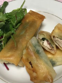 かじきの梅しそチーズ春巻き-レシピのメイン写真
