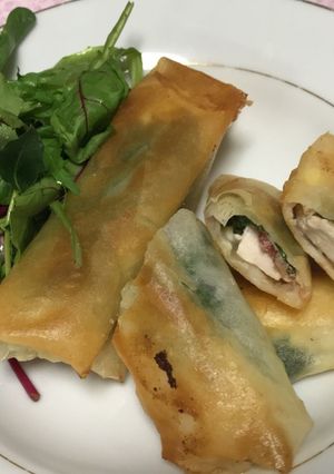 かじきの梅しそチーズ春巻き-レシピのメイン写真