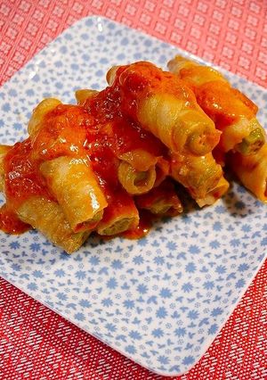 簡単！オクラの肉巻き☆チリソース-レシピのメイン写真