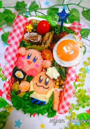 『カービィ♡コックカワサキ』キャラ弁♡-レシピのメイン写真