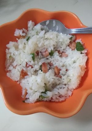 簡単! レンジ 洋風炊き込みご飯-レシピのメイン写真