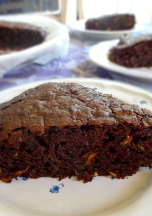 ズッキーニのスパイシーチョコレートケーキ-レシピのメイン写真