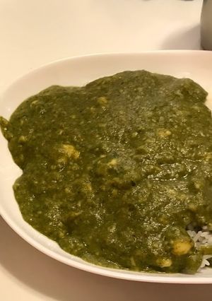 ほうれん草とチーズのベジタリアンカレー-レシピのメイン写真