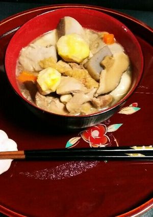 秋深まり(^q^)田舎のいも炊き☺-レシピのメイン写真