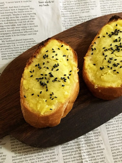 ⁑さつまいも餡のオープントースト⁑-レシピのメイン写真