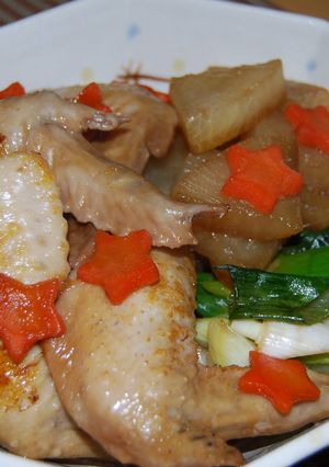 手羽先と大根の煮物-レシピのメイン写真