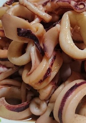 イカのバター醤油炒め-レシピのメイン写真