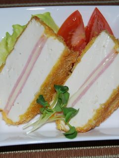 豆腐のサンドイッチ揚げ-レシピのメイン写真