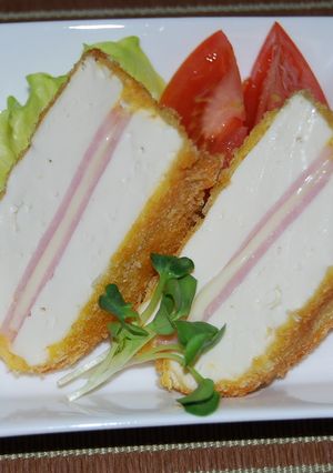 豆腐のサンドイッチ揚げ-レシピのメイン写真