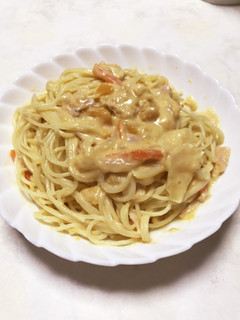 みそとかぼちゃのクリームパスタ☆-レシピのメイン写真