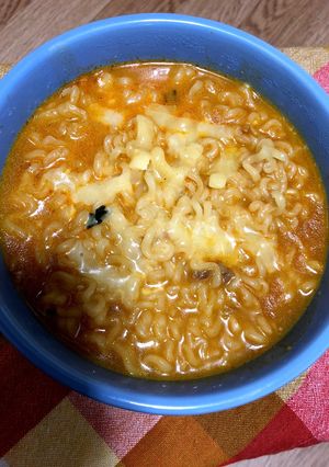 旨辛☆韓国チーズラーメン-レシピのメイン写真