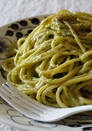 １０分で簡単♪アボカドのクリームパスタ-レシピのメイン写真