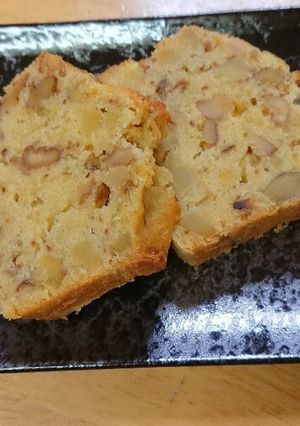 和栗とクルミのパウンドケーキ-レシピのメイン写真
