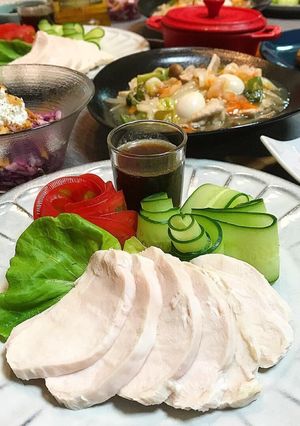ゆで鶏で簡単 よだれ鶏-レシピのメイン写真