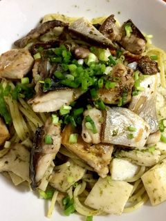 鯖と青のりのレモンパスタ-レシピのメイン写真