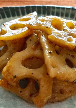 栄養価倍増♡バルサミコ酢炒めレンコン-レシピのメイン写真