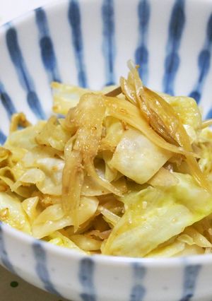 きゃべつとみょうがのごま和え♪-レシピのメイン写真
