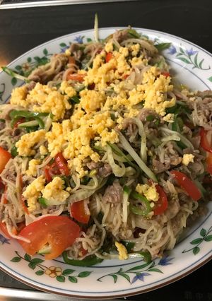 牛肉とそうめんのチャプチェ-レシピのメイン写真