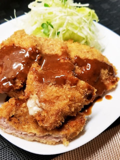 豚ヒレのチーズinカツ&お手製ソース-レシピのメイン写真
