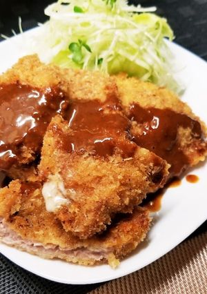 豚ヒレのチーズinカツ&お手製ソース-レシピのメイン写真