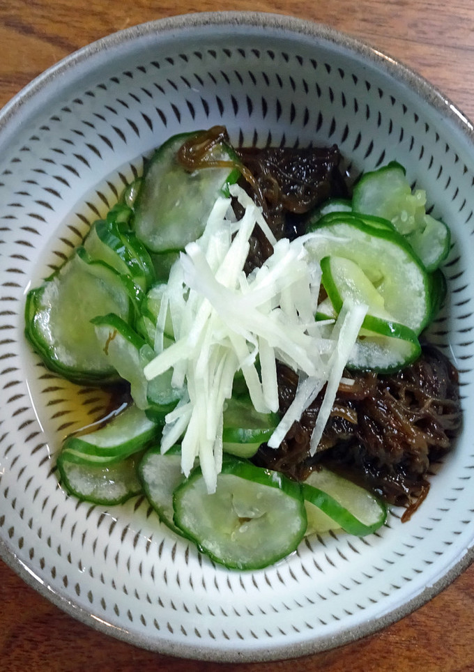 胡瓜ともずくの酢の物-レシピのメイン写真