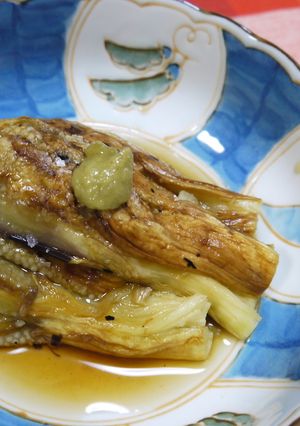 焼き茄子 塩わさび。-レシピのメイン写真