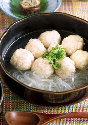 鶏団子と春雨のおかずスープ-レシピのメイン写真