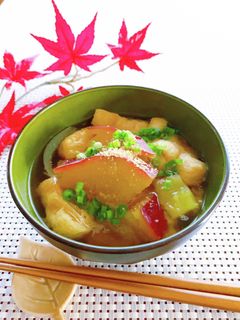 ほんのり甘い★さつまいもの味噌汁-レシピのメイン写真