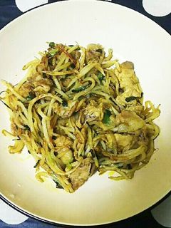 もやしと豚肉のカレーいため-レシピのメイン写真