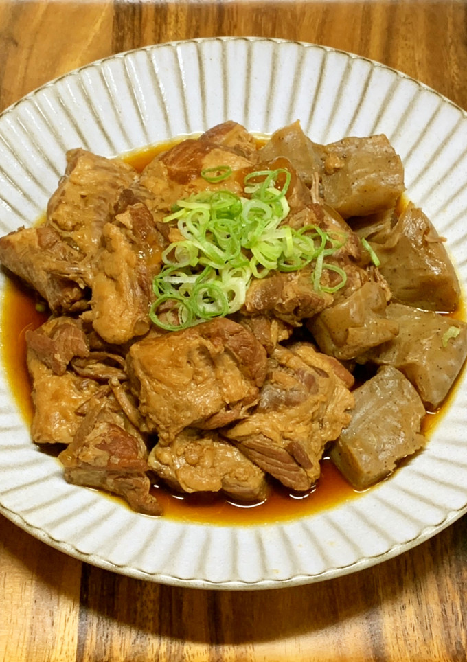 圧力鍋で超簡単！とろとろ豚軟骨煮♪-レシピのメイン写真
